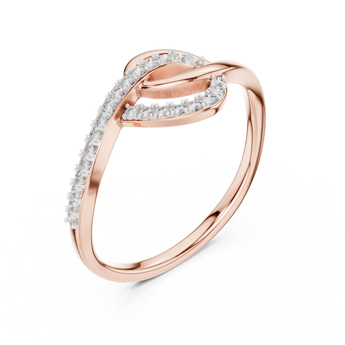 .12 Ct. Double Knot Pavé Ring (12#10041@L) 8