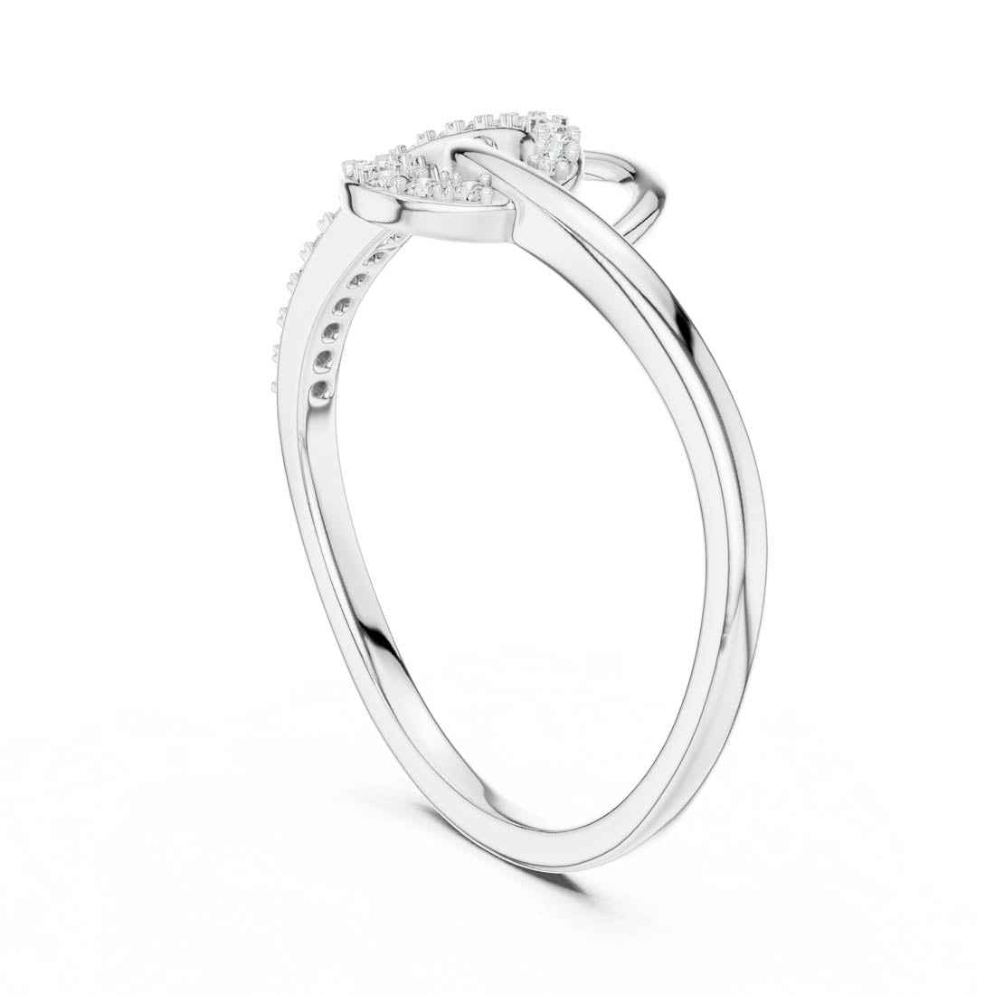 .12 Ct. Double Knot Pavé Ring (12#10041@L) 10