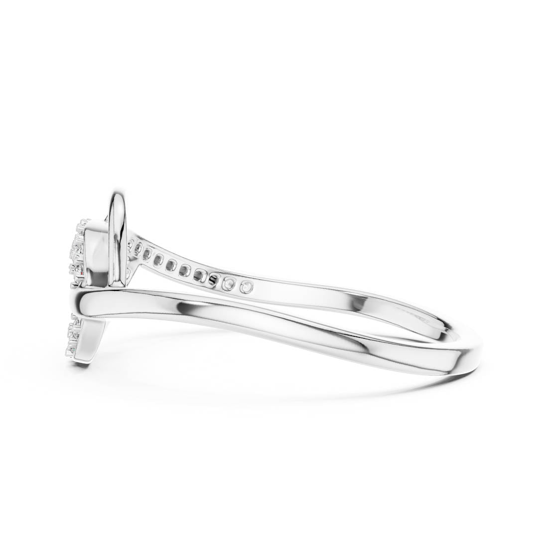 .12 Ct. Double Knot Pavé Ring (12#10041@L) 12