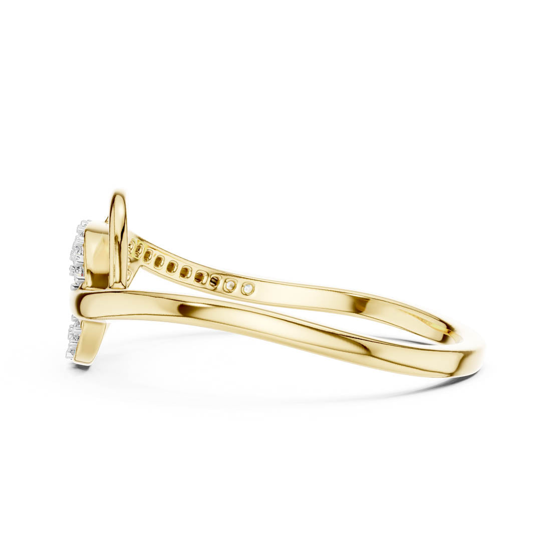 .12 Ct. Double Knot Pavé Ring (12#10041@L) 4
