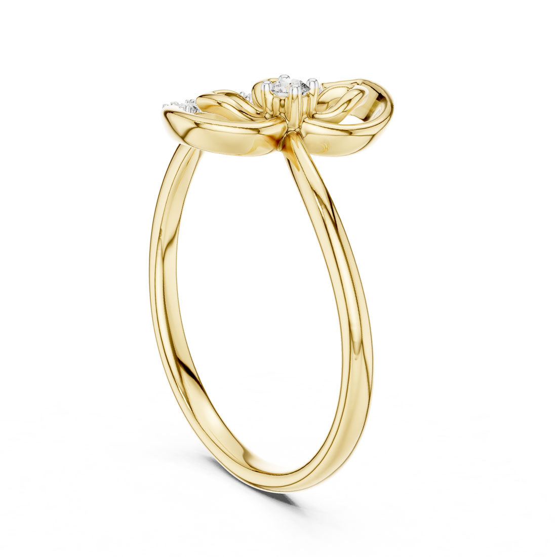 .08 Ct. Geometric Floral Diamond Ring (12#10045@L) 3