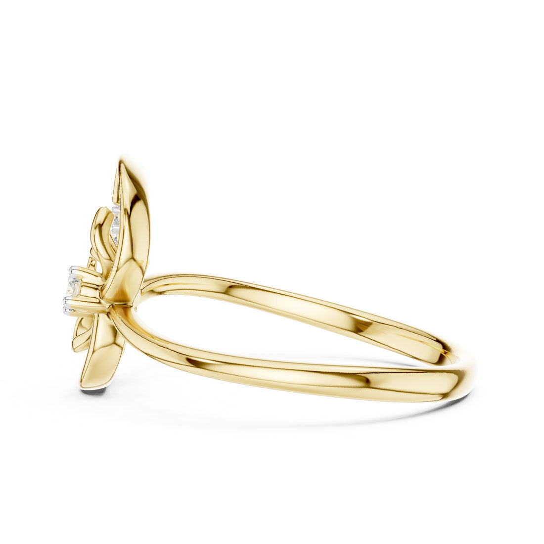 .08 Ct. Geometric Floral Diamond Ring (12#10045@L) 4