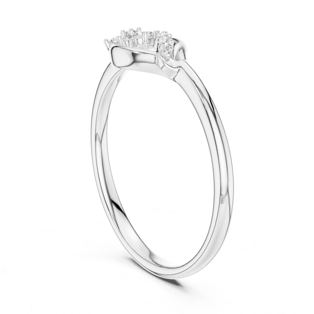 .10 Ct. Diamond Flower Motif Ring (12#10046@L) 10