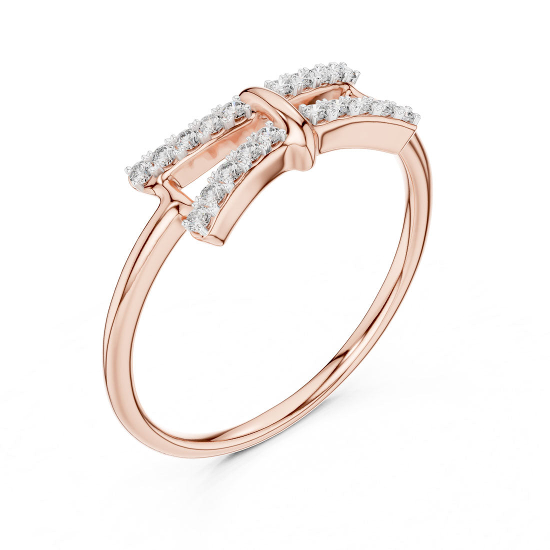 .12 Ct. Double Bar Pavé Diamond Ring (12#10050@L) 8