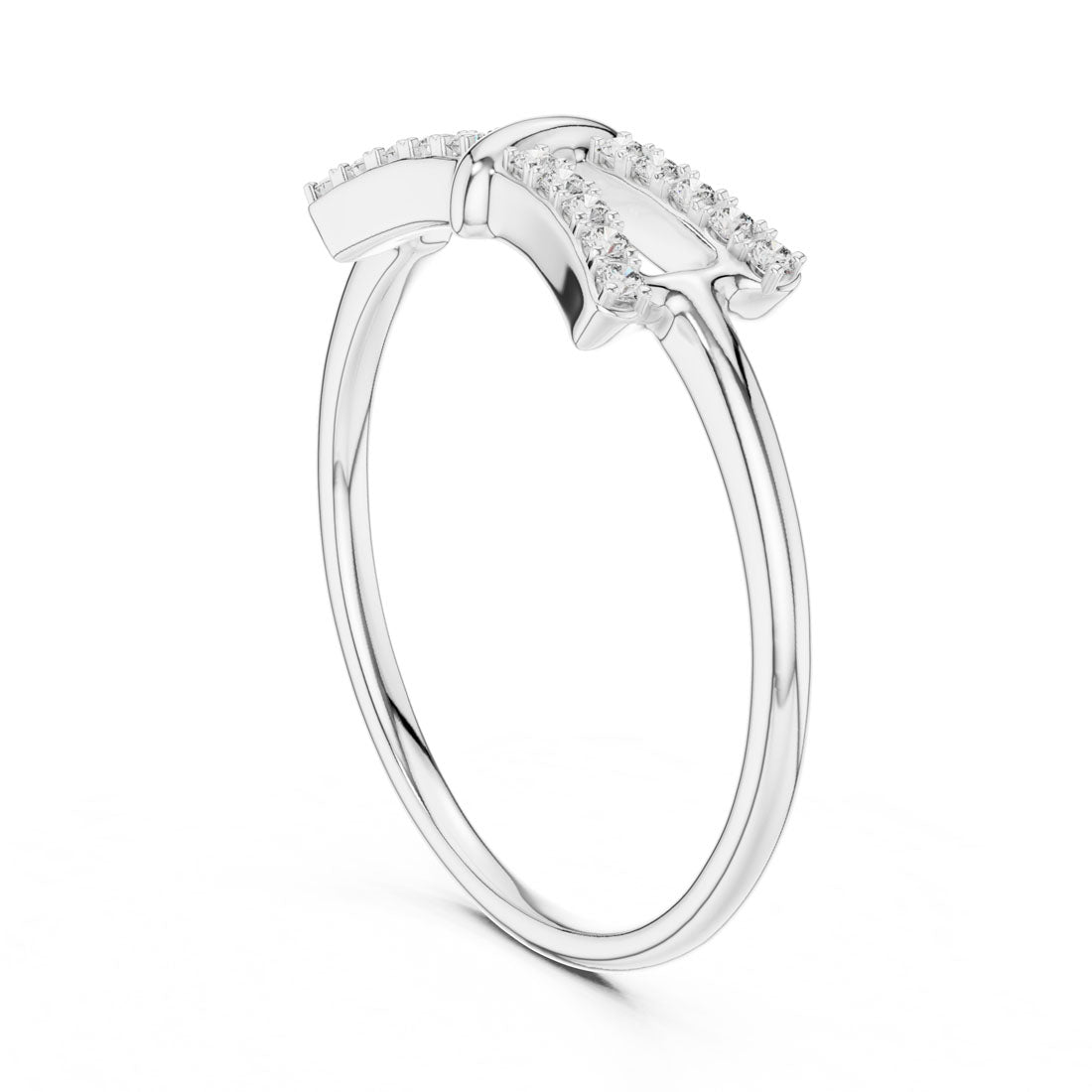.12 Ct. Double Bar Pavé Diamond Ring (12#10050@L) 9