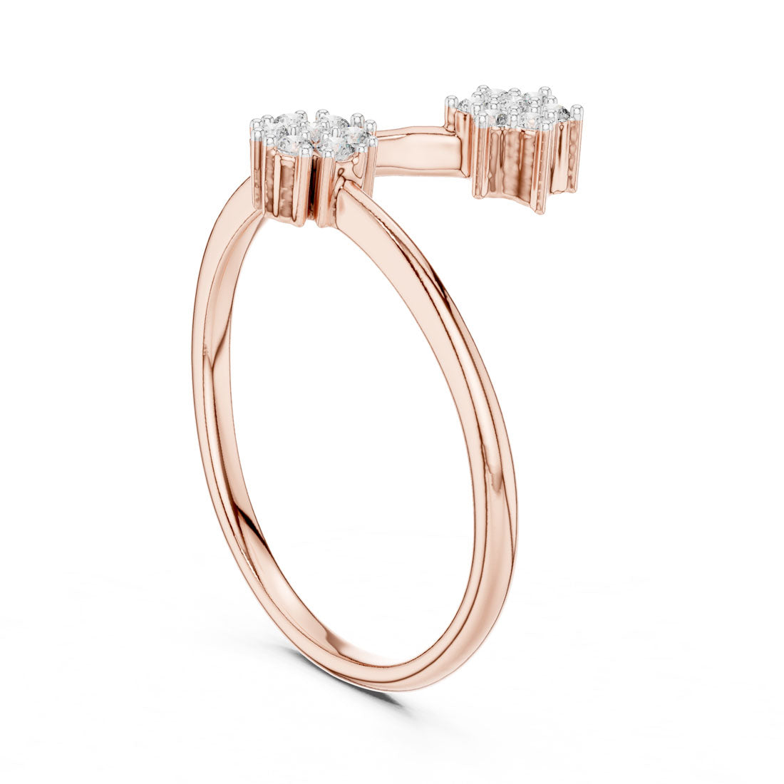 .14 Ct. Open Wrap Diamond Cluster Ring (12#10051@L) 6