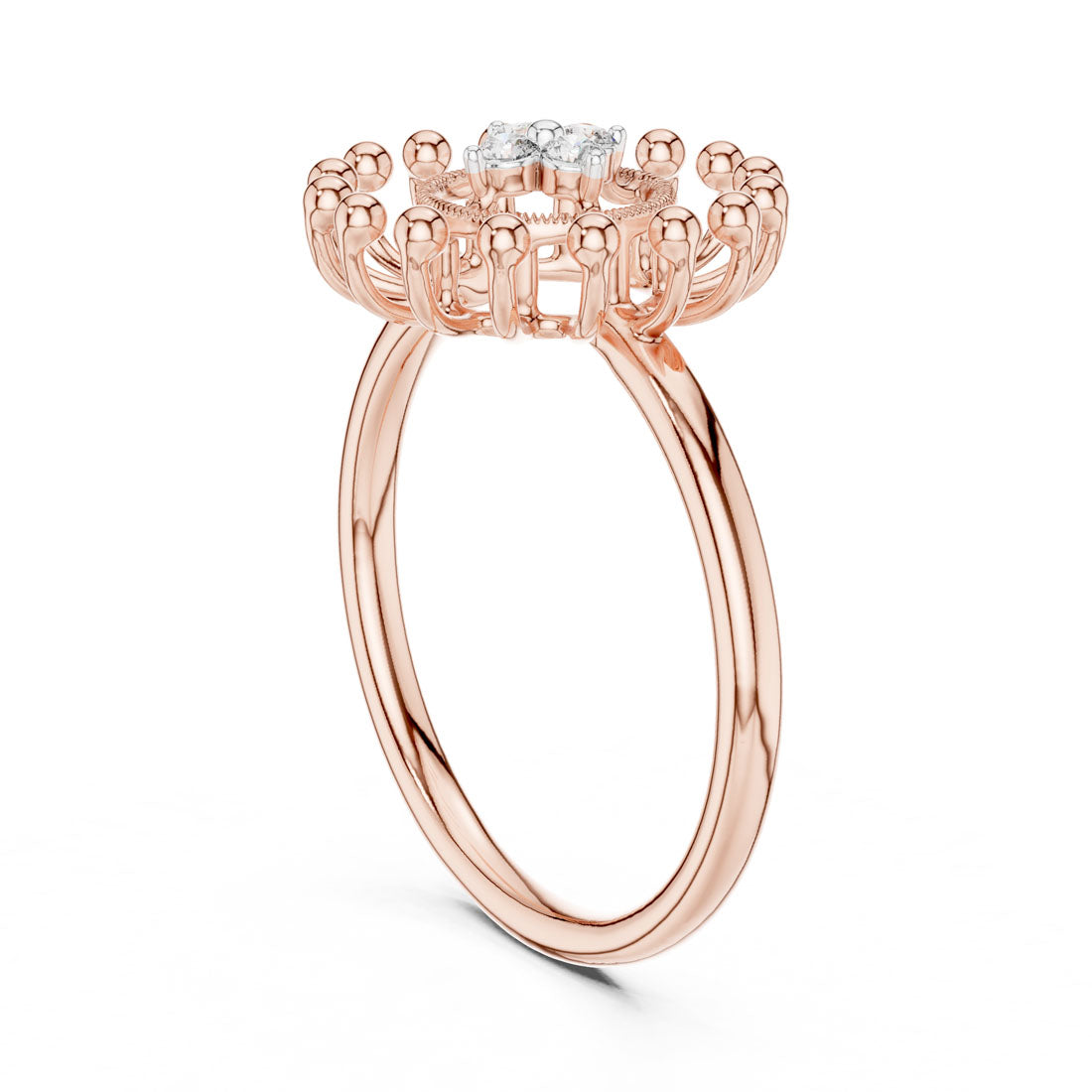 .08 Ct. Sunburst Diamond Cluster Ring (12#10056@L) 10