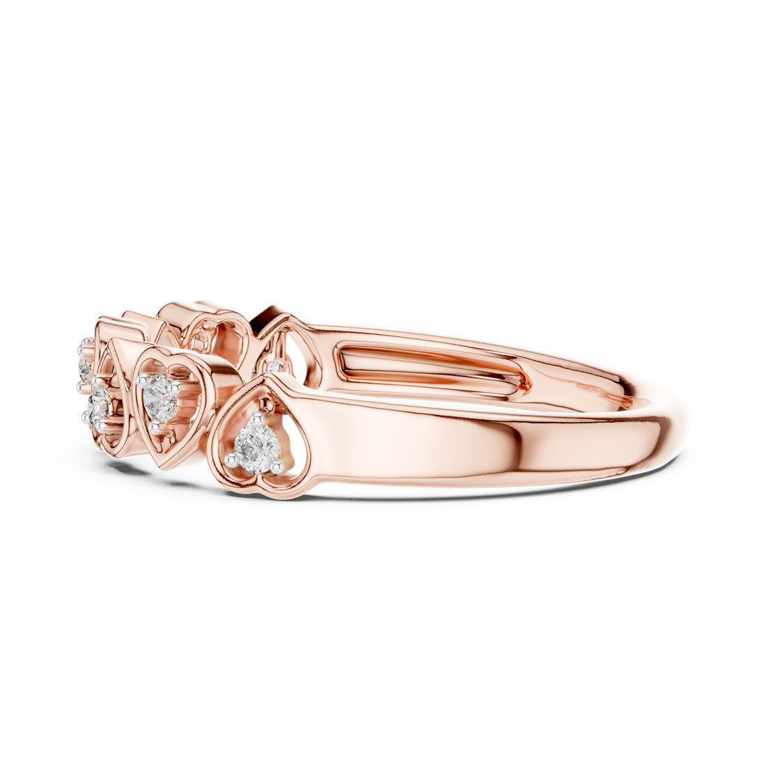 .11 Ct. Heart Diamond Band Ring (12#10058@L) 11