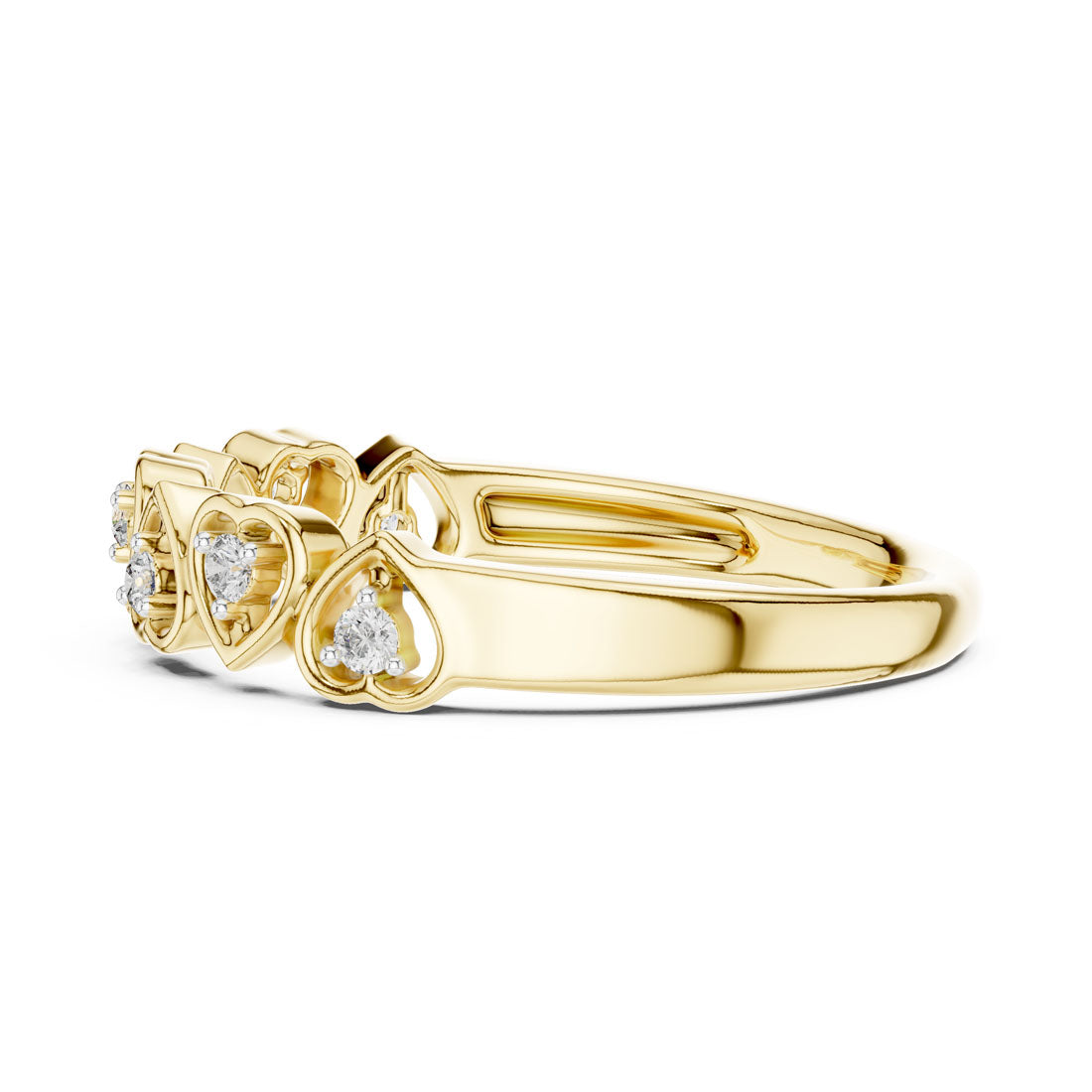 .11 Ct. Heart Diamond Band Ring (12#10058@L) 4