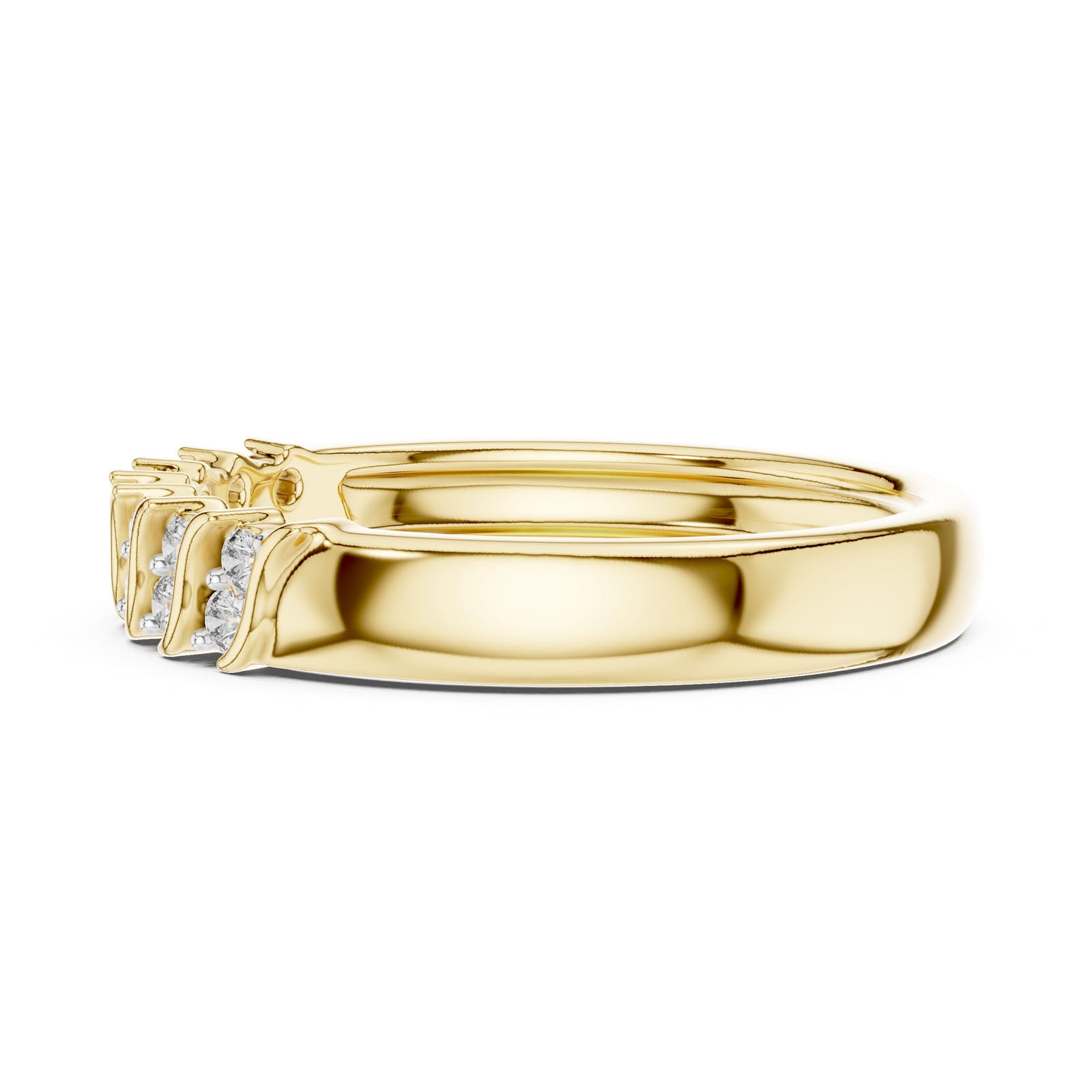 .17 Ct. Diamond Wave Band with Alternating Pavé Design (12#10059@L) 8