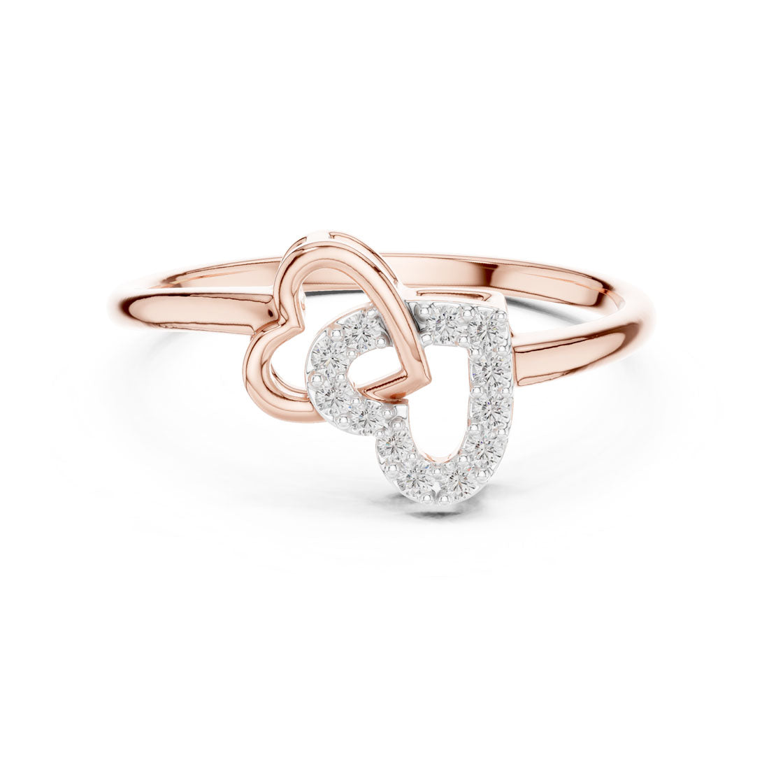 .09 Ct. Interlocking Heart Diamond Ring (12#10064@L) 7