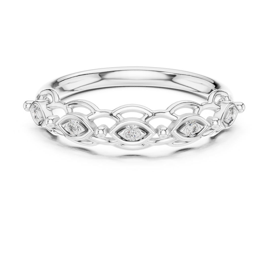 .06 Ct. Marquise Motif Diamond Band (12#10072@L)