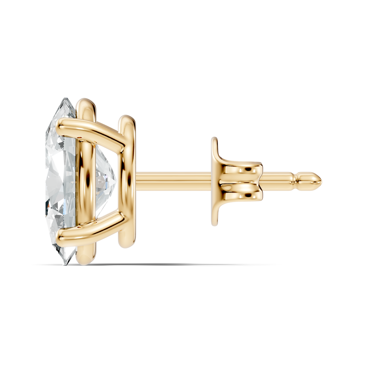 .50-2.00 Ct. Oval Diamond Stud Earrings with Four-Prong Martini Setting (130#10025E-28E) 5