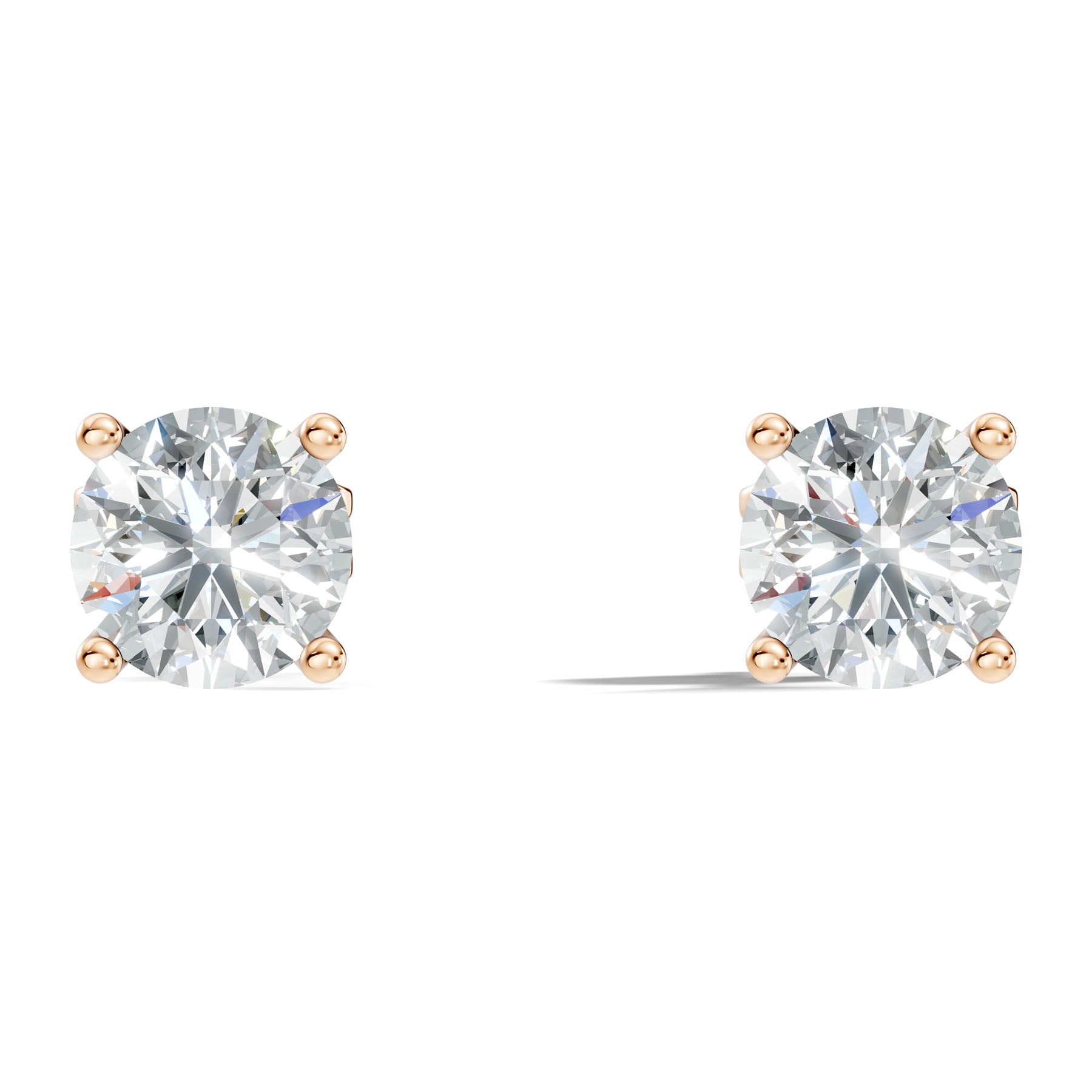 2.00 CTW Lab-Grown Diamond Martini Stud Earrings (130#10062E) 4