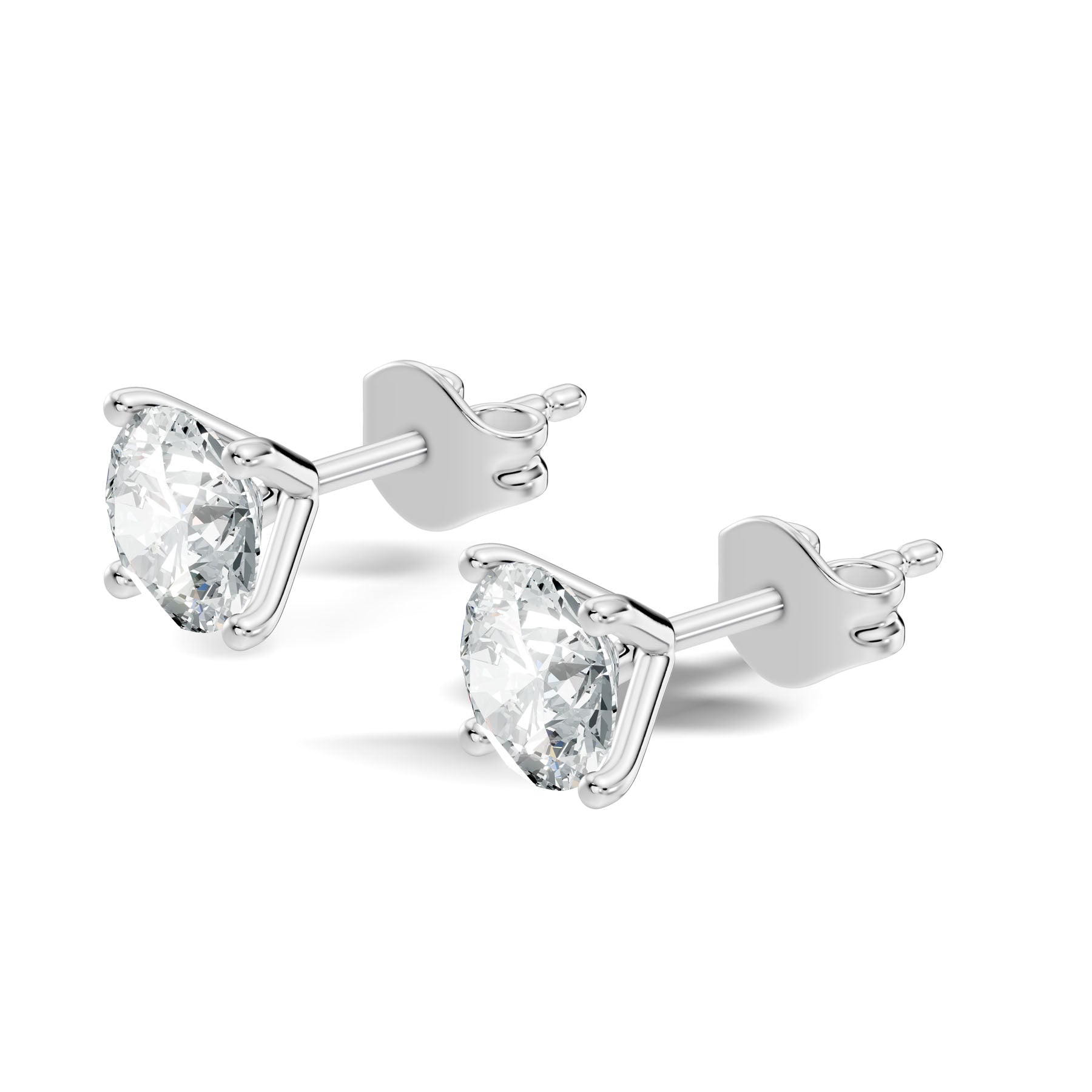 2.00 CTW Lab-Grown Diamond Martini Stud Earrings (130#10062E) 5