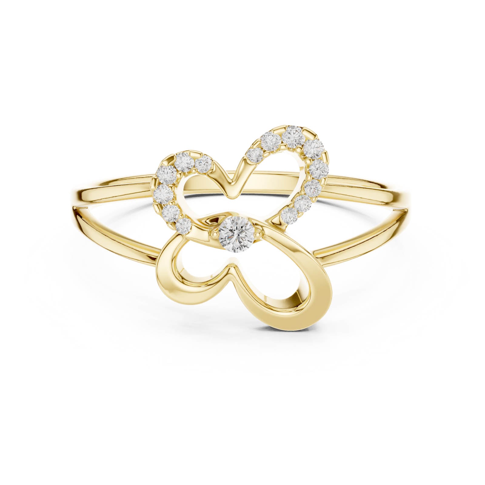 .08 Ct. Diamond Butterfly Infinity Ring (1 (239)) 3