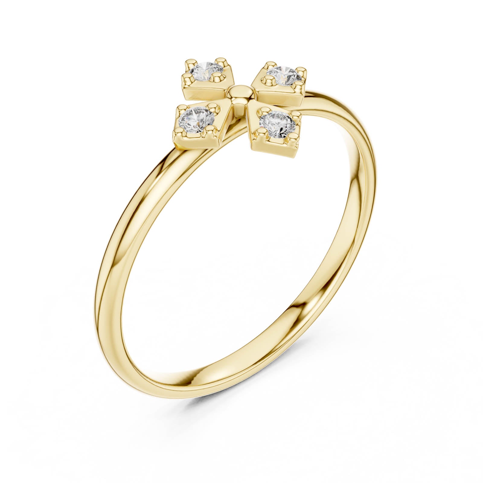 .06 Ct. Diamond Floral Cluster Ring (1 (260))