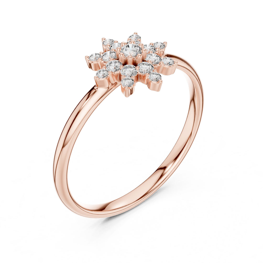.12 Ct. Starburst Diamond Cluster Ring (1 (340)) 8
