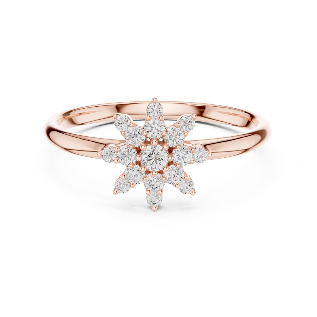 .12 Ct. Starburst Diamond Cluster Ring (1 (340)) 6