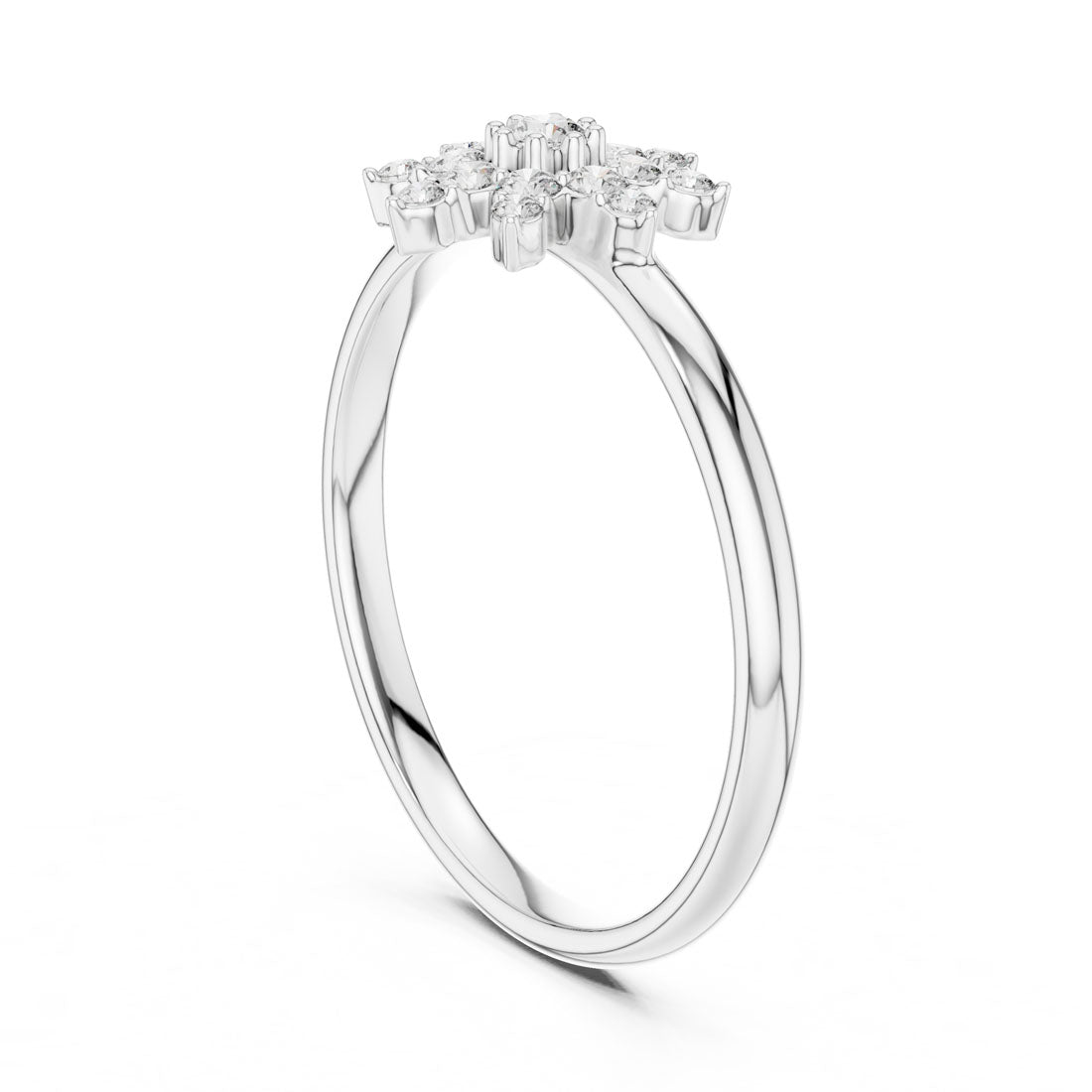 .12 Ct. Starburst Diamond Cluster Ring (1 (340)) 9