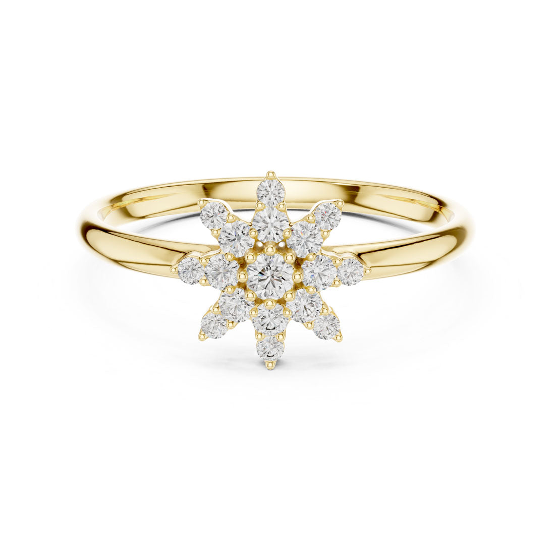 .12 Ct. Starburst Diamond Cluster Ring (1 (340)) 5