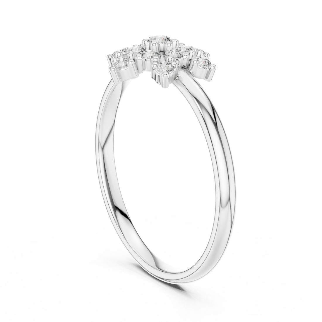 .11 Ct. Diamond Starburst Cluster Ring (1 (346)) 9