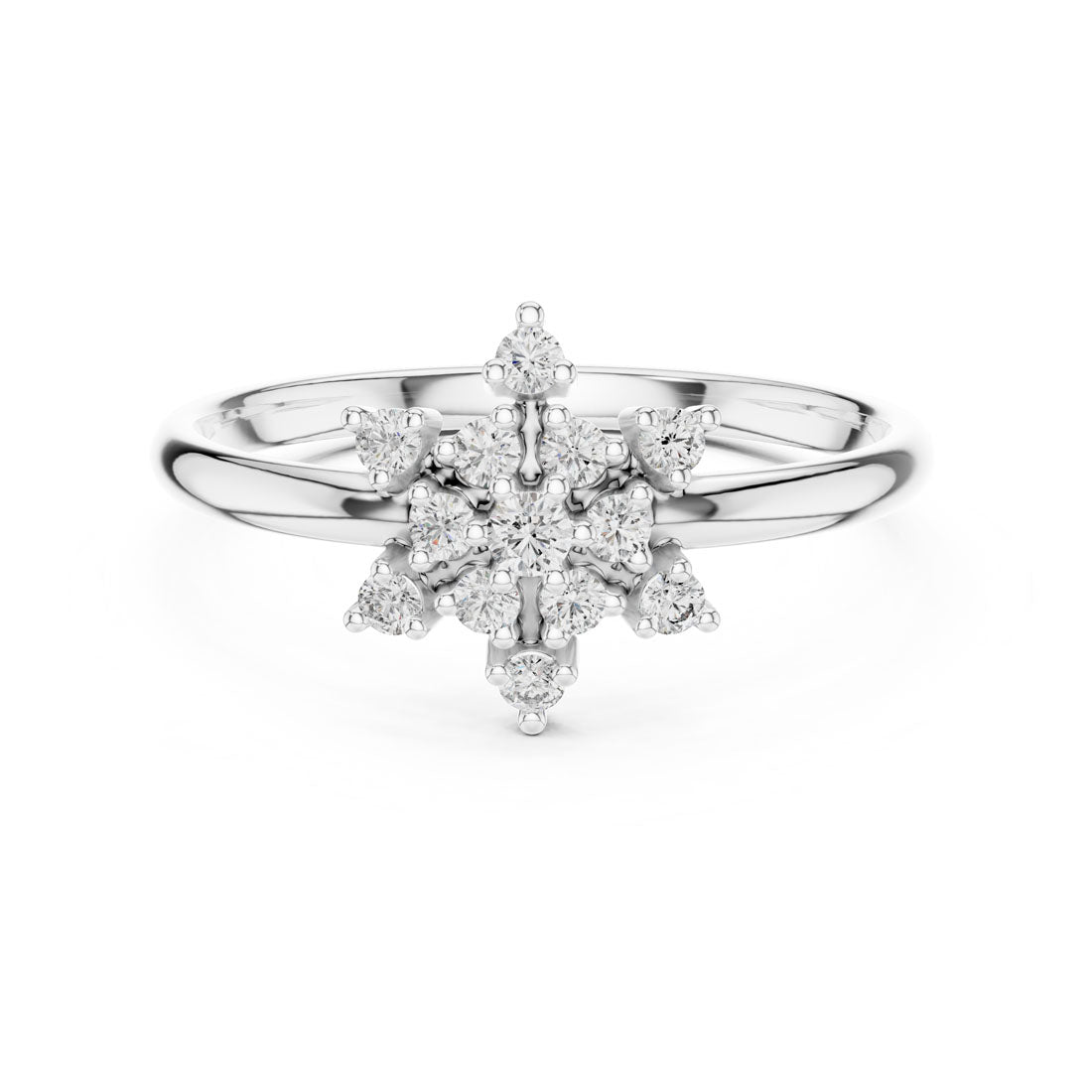 .11 Ct. Diamond Starburst Cluster Ring (1 (346))