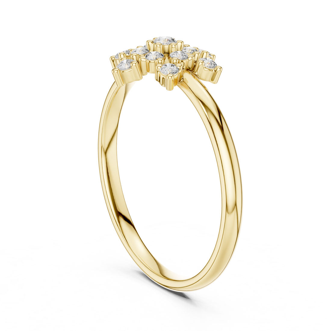 .11 Ct. Diamond Starburst Cluster Ring (1 (346)) 3