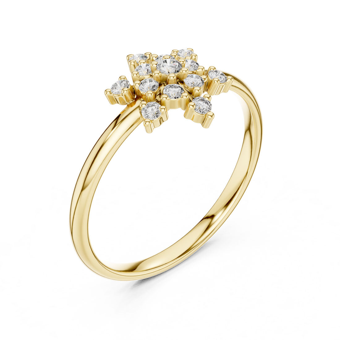 .11 Ct. Diamond Starburst Cluster Ring (1 (346))