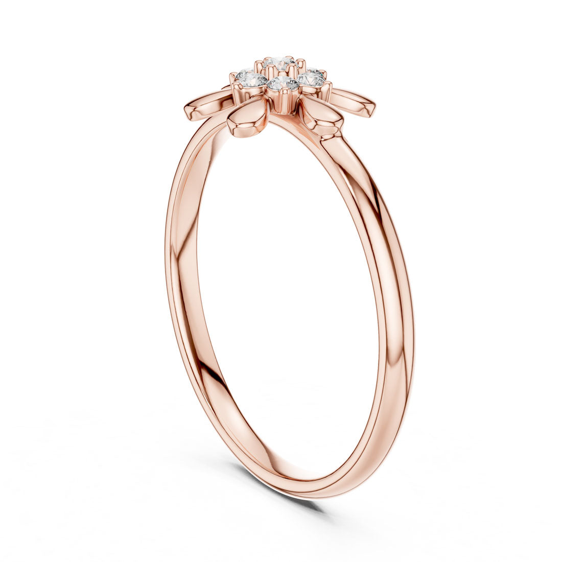 .06 Ct. Diamond Petal Floral Cluster Ring (1 (373)) 10