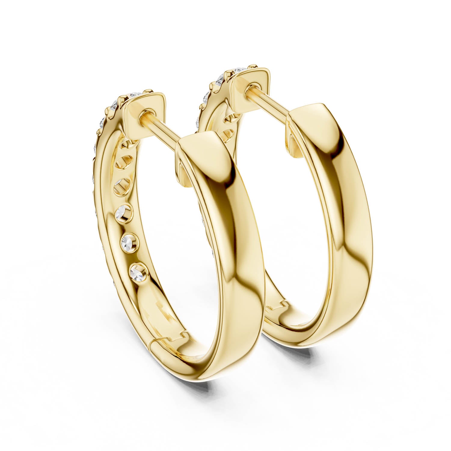 .70 Ct. Round Diamond Inside-Out Hoop Earrings (30) 4