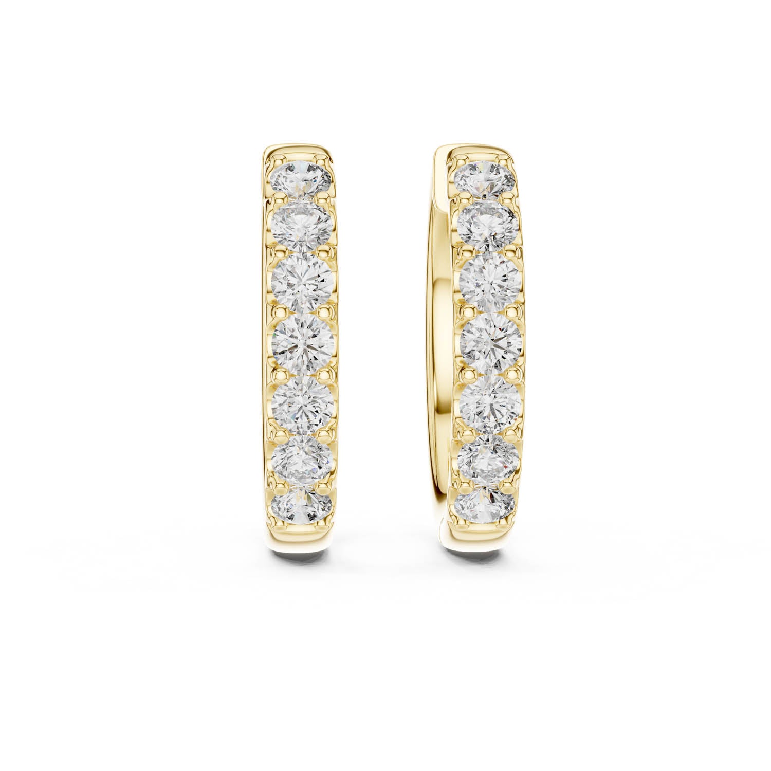 .70 Ct. Round Diamond Inside-Out Hoop Earrings (30) 5