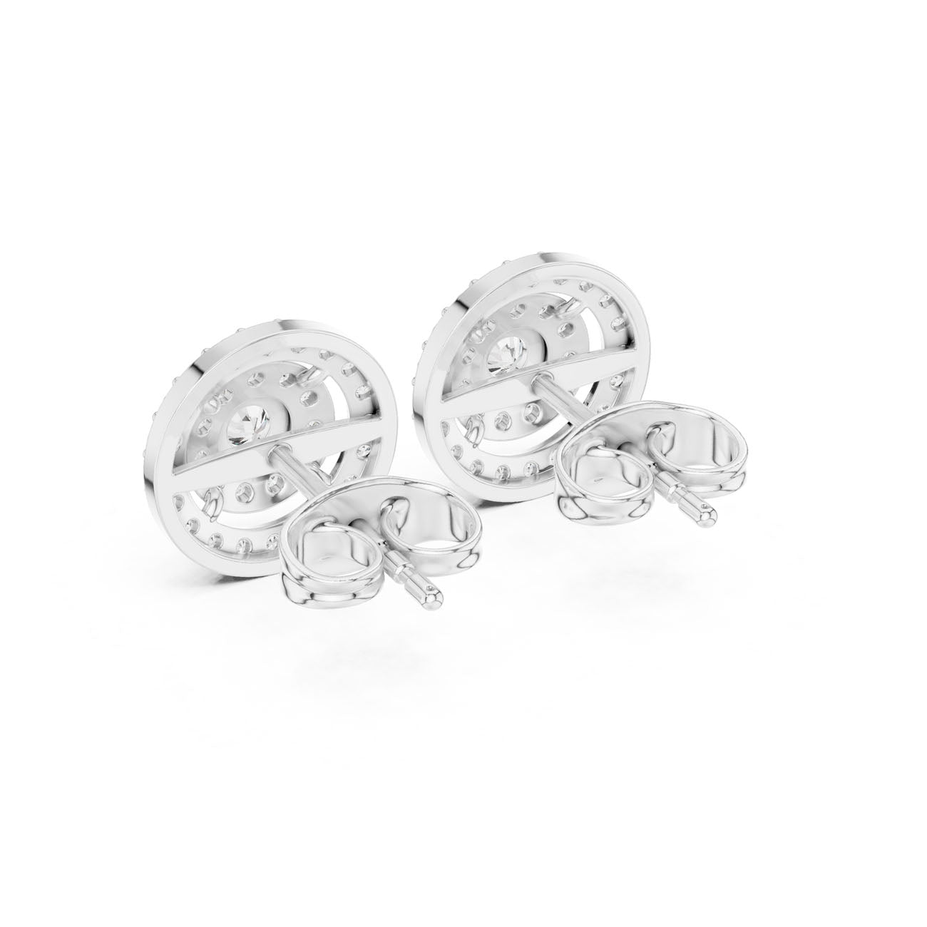 .60 Ct. Round Diamond Double Halo Earrings (3#10008E_120_A_S) 11