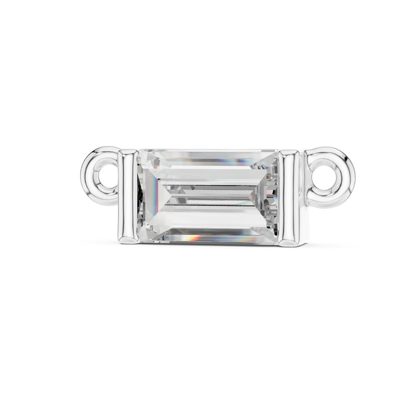 .30 Ct. Baguette Cut Diamond Bar Necklace (42#360006N) 14