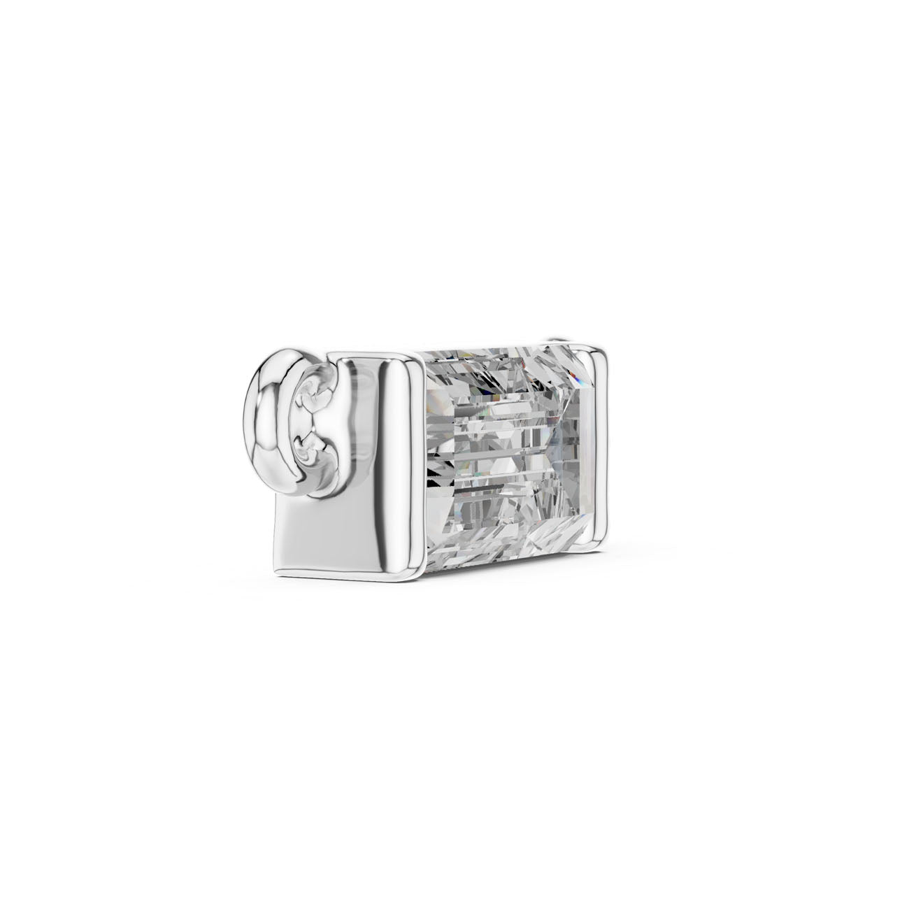.30 Ct. Baguette Cut Diamond Bar Necklace (42#360006N) 15