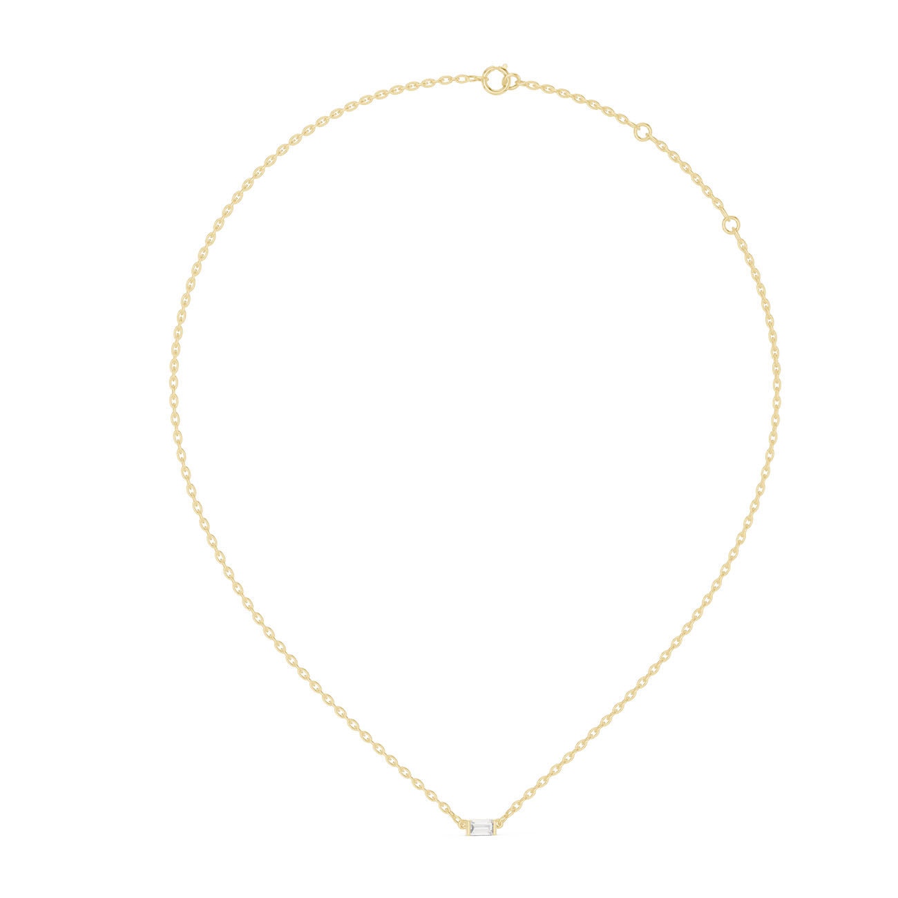 .30 Ct. Baguette Cut Diamond Bar Necklace (42#360006N) 3
