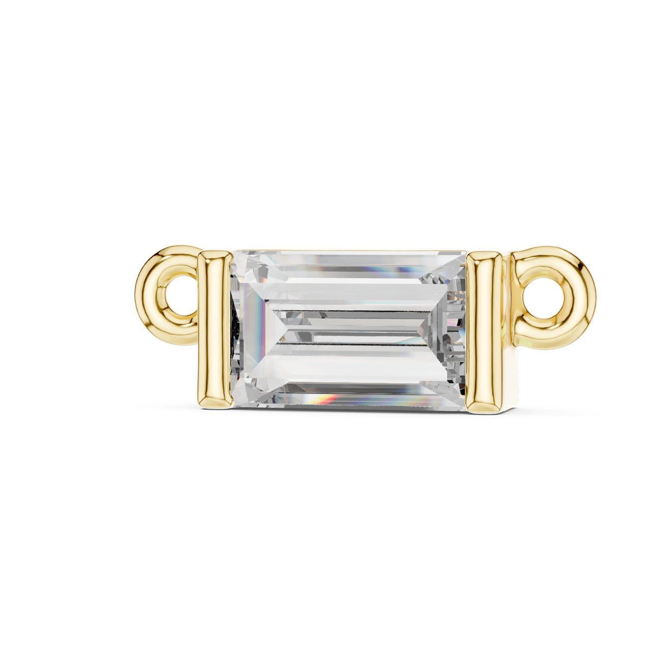.30 Ct. Baguette Cut Diamond Bar Necklace (42#360006N)