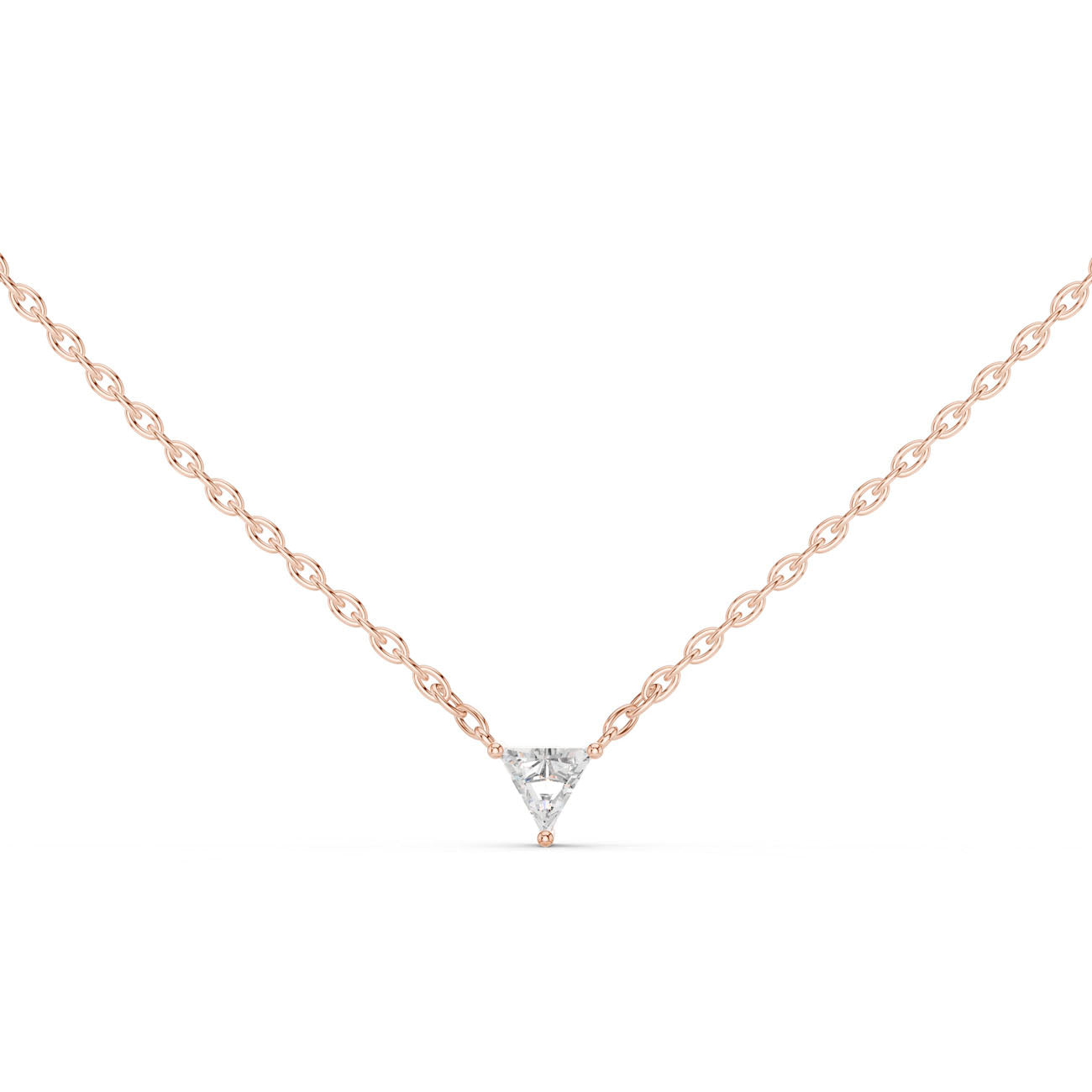 .75 Ct. Trillion-Cut Diamond Solitaire Necklace (42#360007N) 7