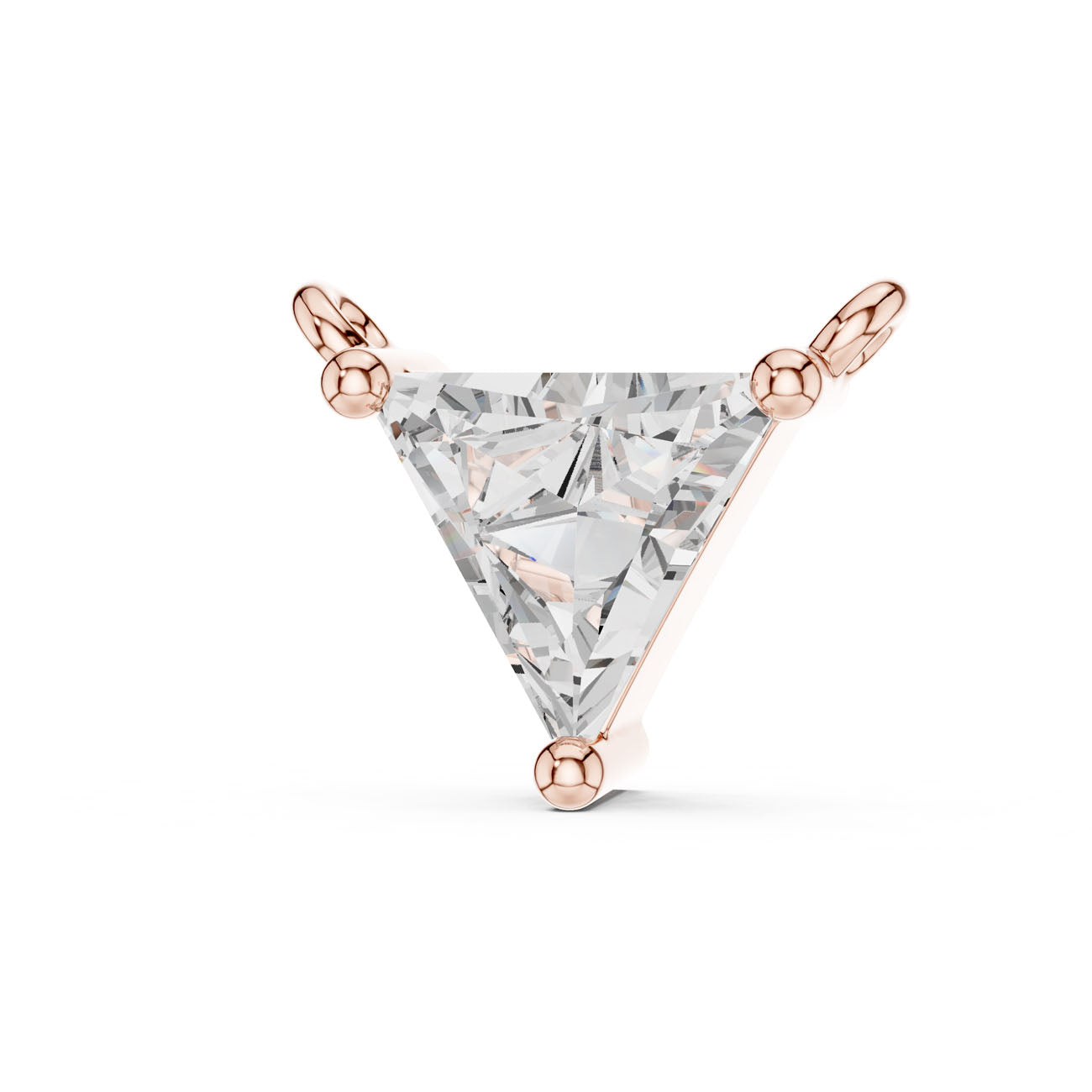 .75 Ct. Trillion-Cut Diamond Solitaire Necklace (42#360007N) 9