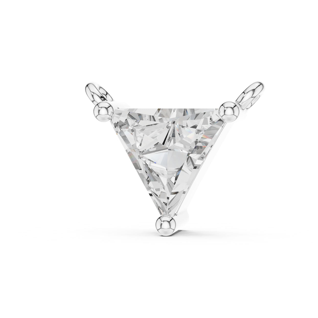 .75 Ct. Trillion-Cut Diamond Solitaire Necklace (42#360007N) 13