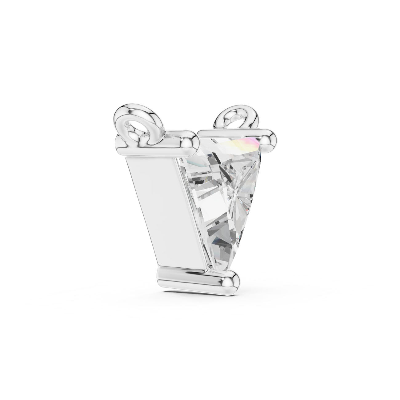 .75 Ct. Trillion-Cut Diamond Solitaire Necklace (42#360007N) 14