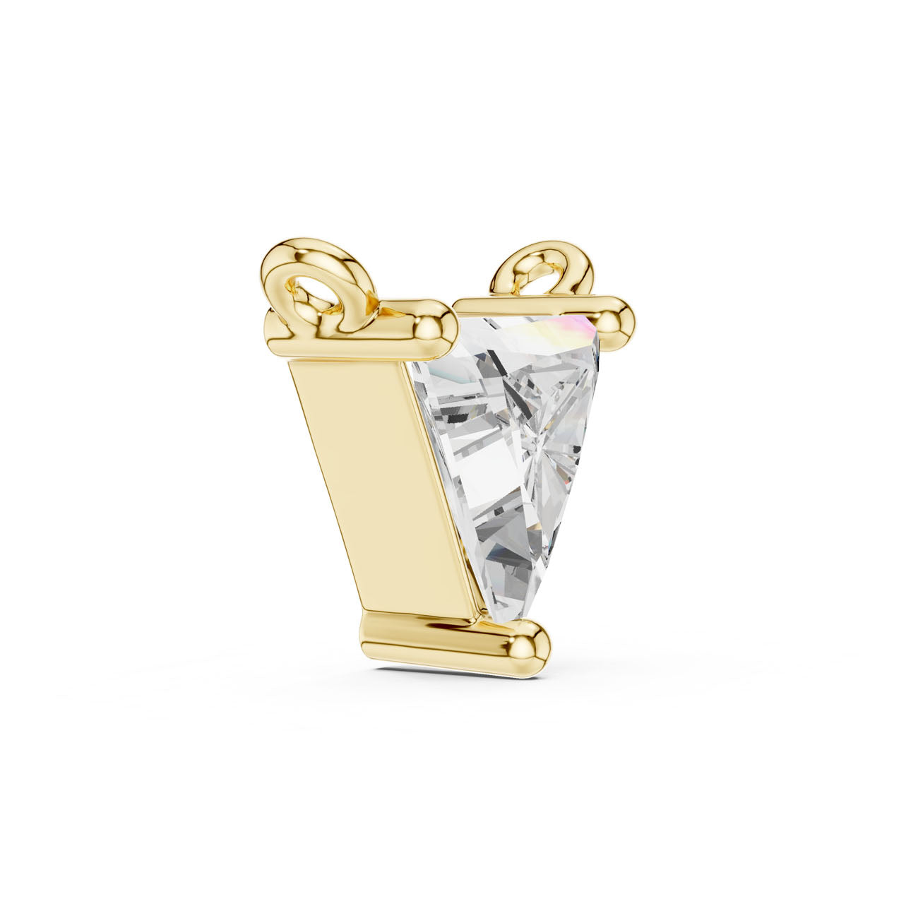 .75 Ct. Trillion-Cut Diamond Solitaire Necklace (42#360007N) 5