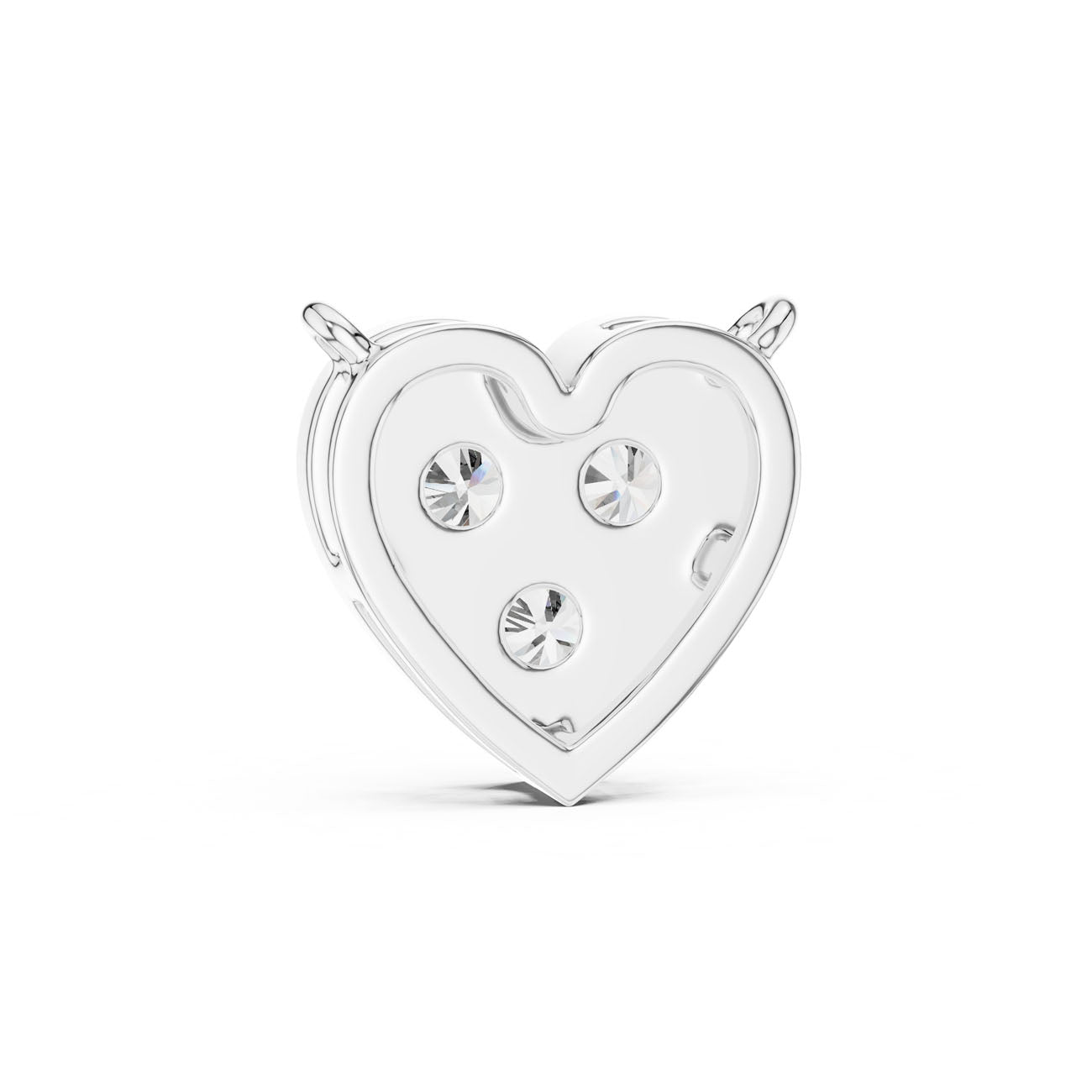 .36 Ct. Diamond Heart Cluster Pendant Necklace (42#360011N) 4