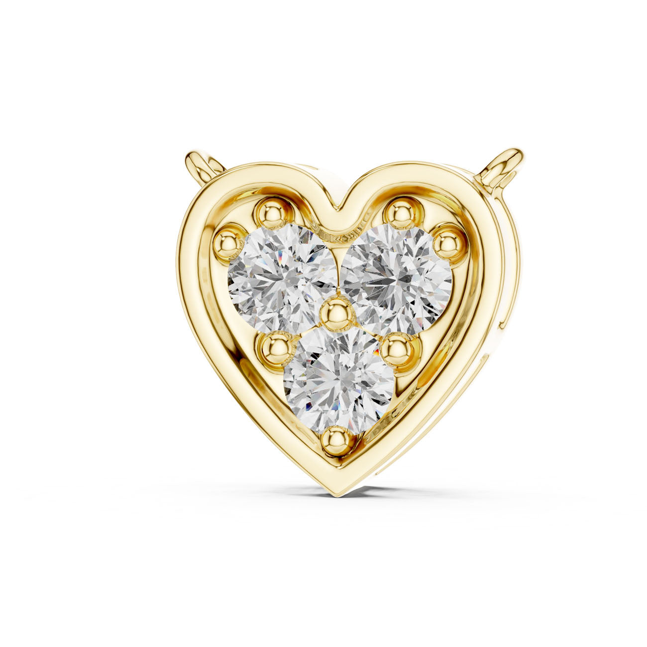 .36 Ct. Diamond Heart Cluster Pendant Necklace (42#360011N) 7