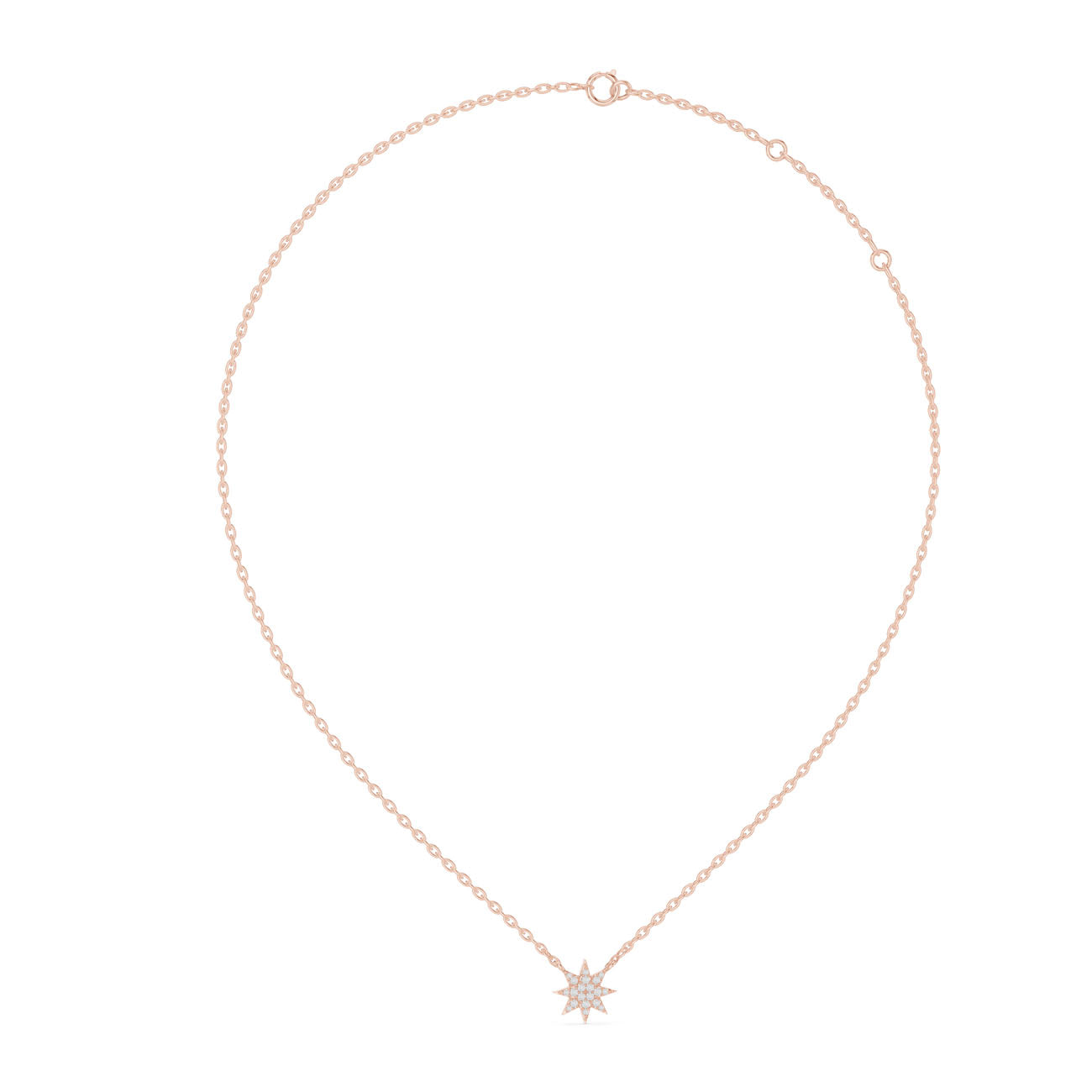.17 Ct. Diamond Star Pendant Necklace (42#360012N) 8