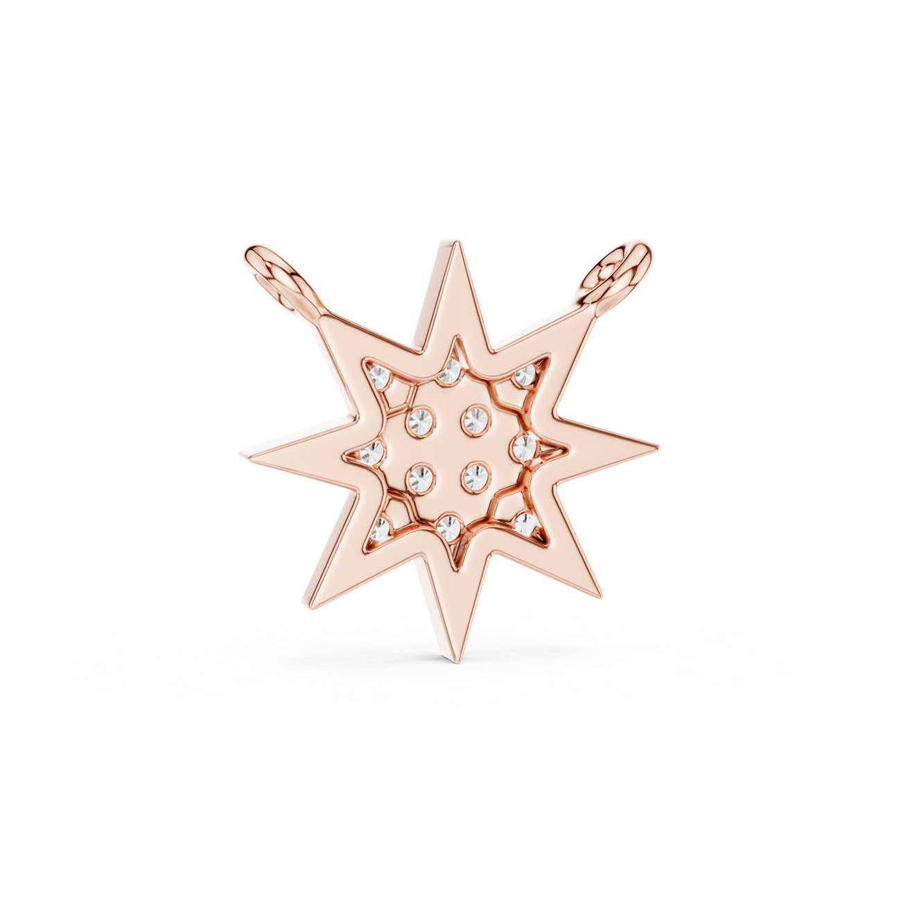 .17 Ct. Diamond Star Pendant Necklace (42#360012N) 11