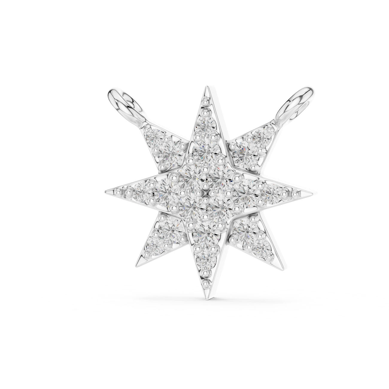 .17 Ct. Diamond Star Pendant Necklace (42#360012N) 13