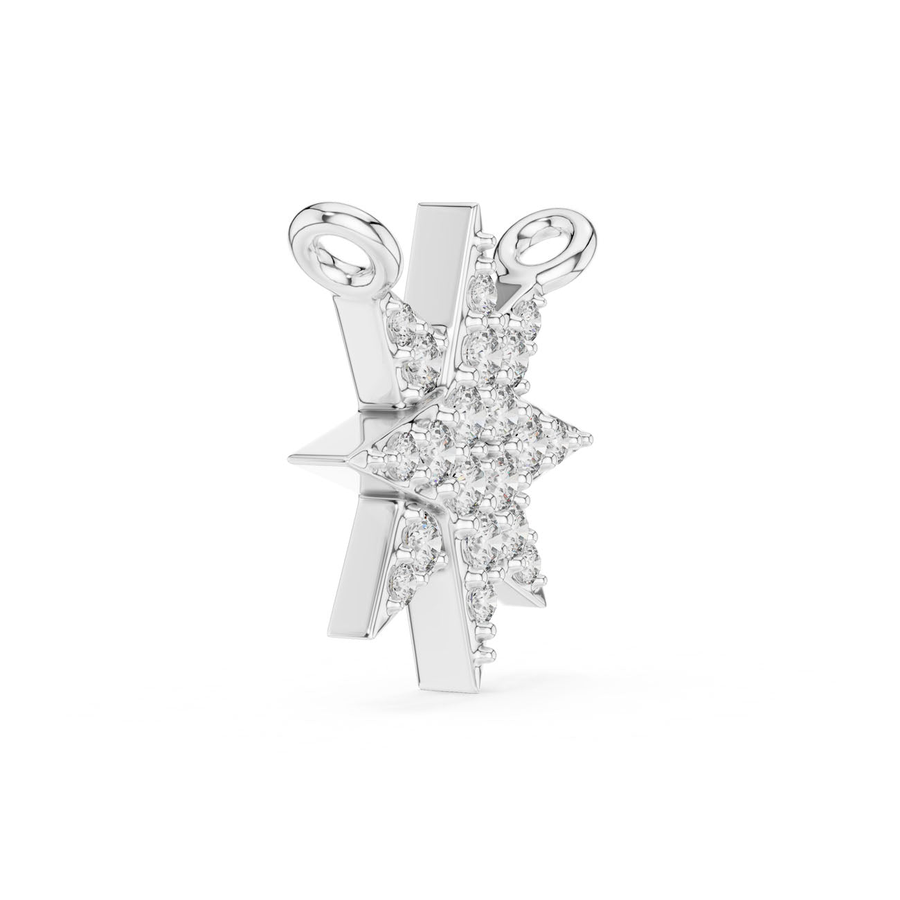 .17 Ct. Diamond Star Pendant Necklace (42#360012N) 14