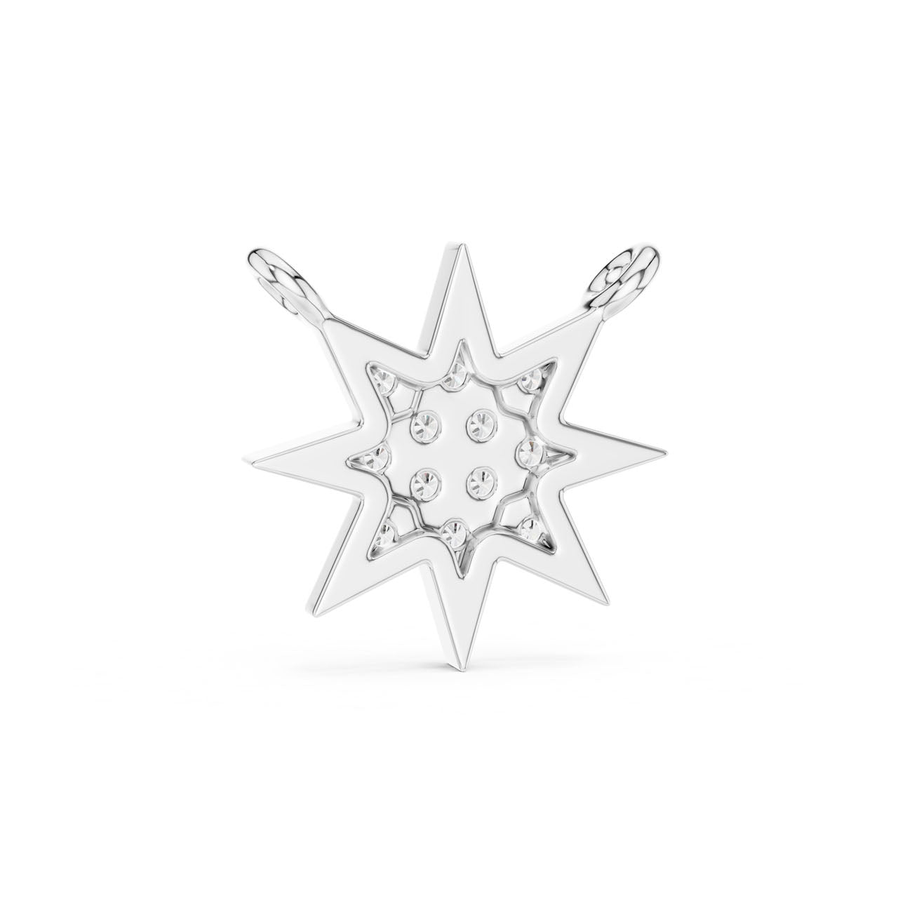 .17 Ct. Diamond Star Pendant Necklace (42#360012N) 15