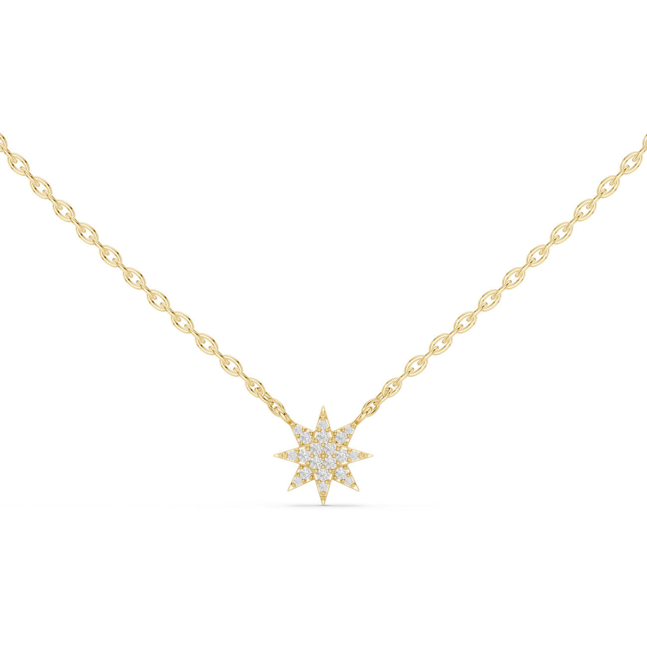.17 Ct. Diamond Star Pendant Necklace (42#360012N) 4